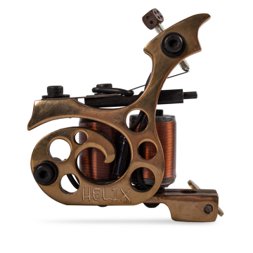 Machine à tatouer Cyber - Brass Helix - Shader / Colour Packer