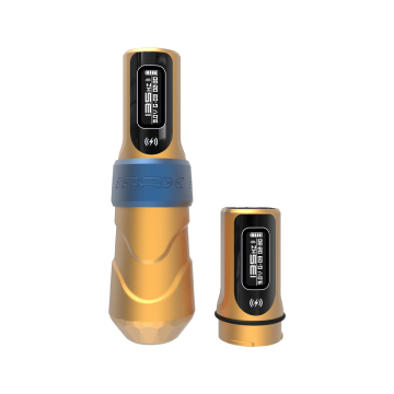 FK Irons Flux Max avec 2x PowerBolt II - Frappe de 4,0 mm - Logan (Jaune / Bleu Mat)