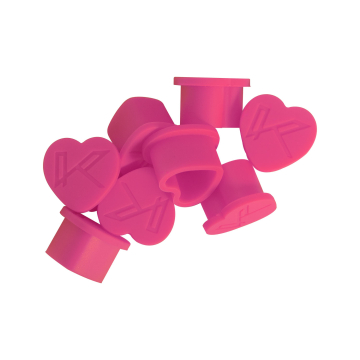 Godets à encre en silicone en forme de coeur Killer Beauty - Pot de 200