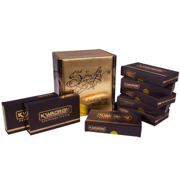 Set de cartouches d'aiguilles Kwadron & Dmitriy Samohin - Black and Grey (8 x 20 cartouches)
