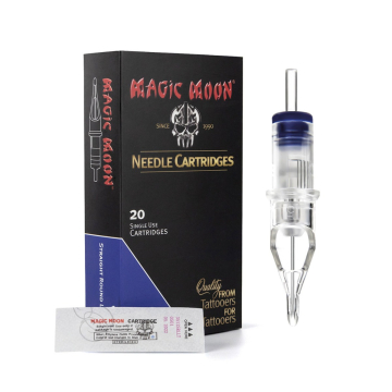 Boite de 20 Cartouches Magic Moon 0,35MM (Long Taper) - Straight Round Liner