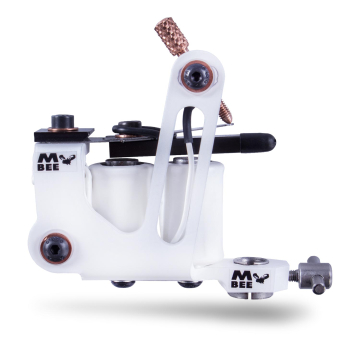 Machine à tatouer Micky Bee Original - Sting en blanc perle - Liner (Fabriquée en Angleterre)