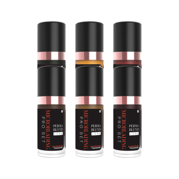 Encre Perma Blend Luxe PMU - Microblading Pro Set - 6x 10 ml