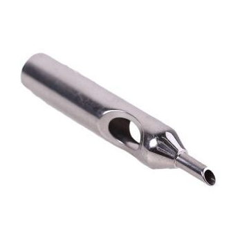 Buse pour Tatouage en Acier Inoxydable 316 - Ronde Cut Back (Taille au Choix)
