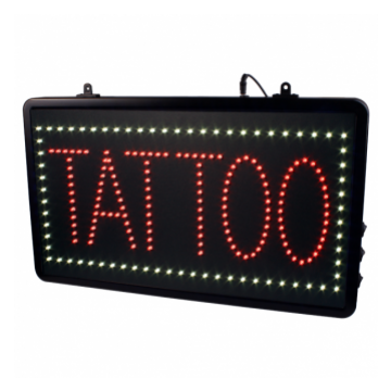 Enseigne LED à Suspendre pour Studios - TATTOO
