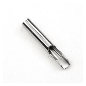 Buse pour Tatouage en Acier Inoxydable 316 - Plate Ouverte (Taille au Choix)
