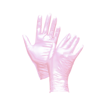 Boîte de 100 gants en nitrile rose Fancy de Uniglove
