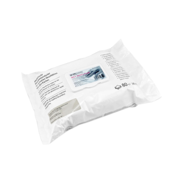 Pack de 80 lingettes Unigloves Wet Wipes Plus sans aldéhyde (250 x 250 mm)