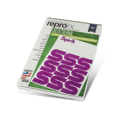 ReproFX Spirit Green - Papier transfert vert pour thermocopieur (21,6 x 27,9cm)