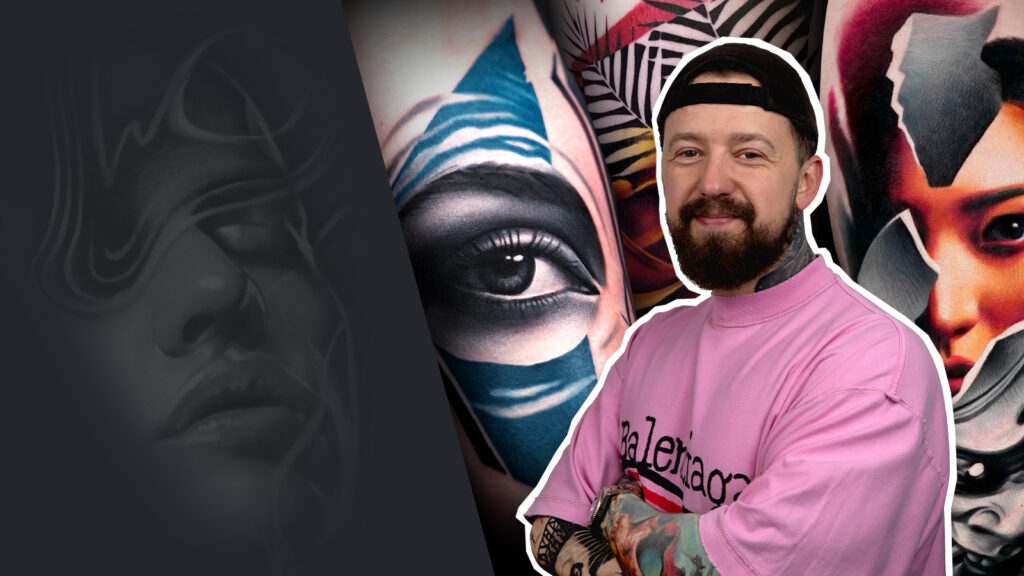 Réalisme abstrait en couleur avec Damian Gorski | Démonstration de tatouage