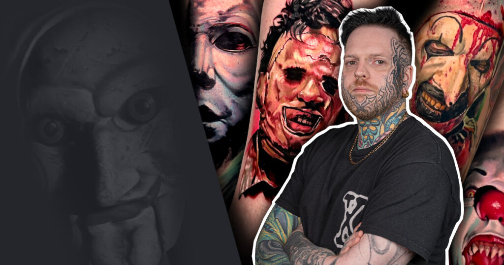 Comment tatouer un portrait d'horreur avec Rare Candy